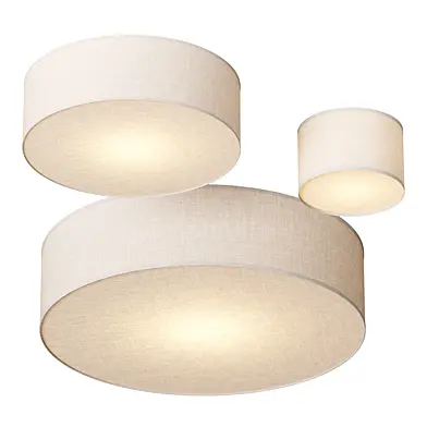 CB2 Boum Drum Ceiling Lamp