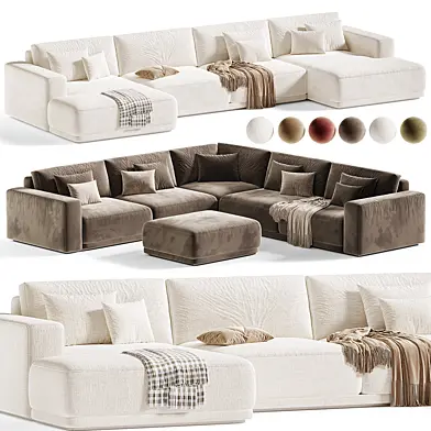 Bella Sectional Sofa RH Design 02
