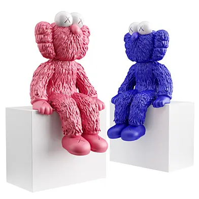 KAWS BFF Sitting sсulpture