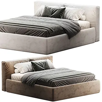 Foster Bed 180 Velvet Smoke by Divan.ru