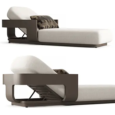 RH Sedona Aluminum Adjustable Chaise