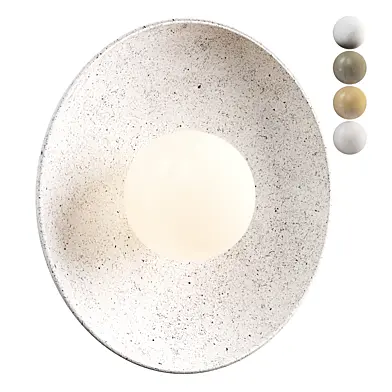 Handmade Ceramic Dish Wall Sconce