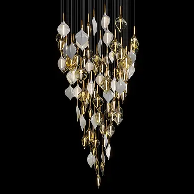 Световая композиция — цветок, калла, Vargov®Design - LC0493