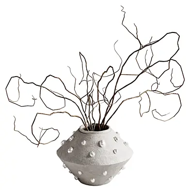 Pearl vase with Branches