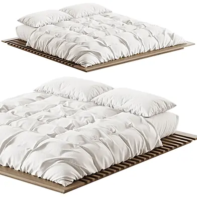 Japandi bed Minimalist Zen House