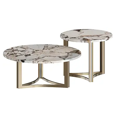 Журнальные столы из мрамора Garda Decor