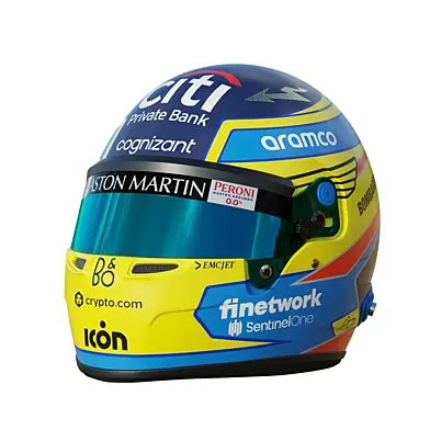 F1 Fernando Alonso Helmet 2023