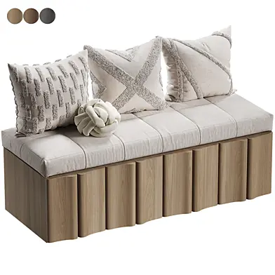 Window seat and cushions