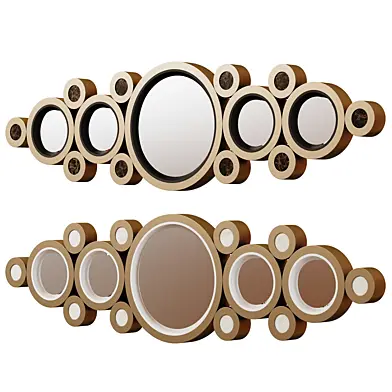 Quartz with a Bronze-Patina Brass Frame by R&Y Augousti