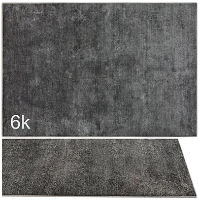 Carpet set 9148 - Hand-knotted Wool Gray Rug / 6k