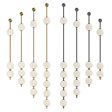 Vertical Globe Wall Lamp