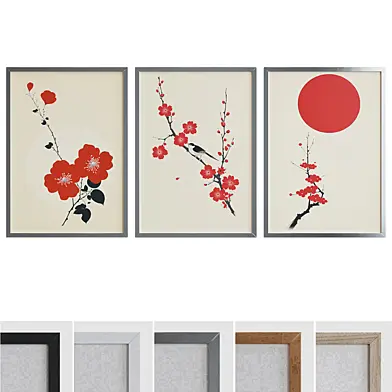 Picture Frame Set 1665
