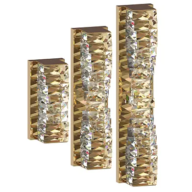 Laminated Crystal Wall Light