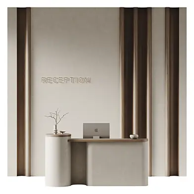 Minimalistic reception in a modern style and warm colors 03