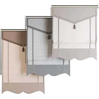 Roman Blinds Curtain Set 044