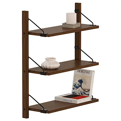 Stark walnut wall shelf подвесная полка