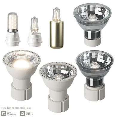 Набор лампочек led, halogen G9