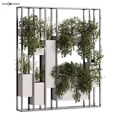 Plant in box fitowall vertical partition set 543