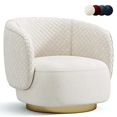 Tamara Fabric Swivel Armchair