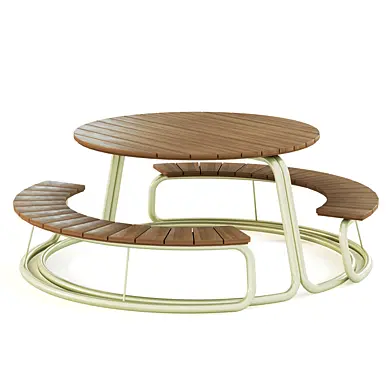 The Circle table and bench