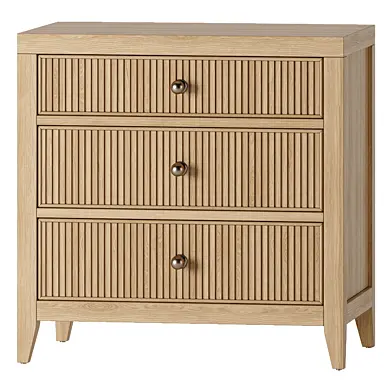 Avaline Carmen Three Drawer Nightstand