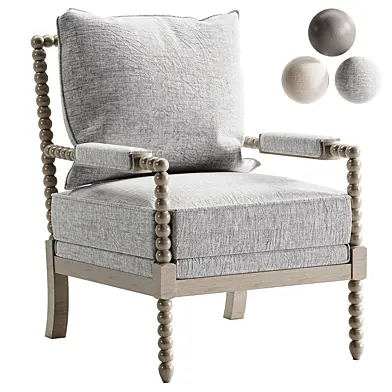 Fletcher Spindle Accent Chair | OSP Home Furnishings
