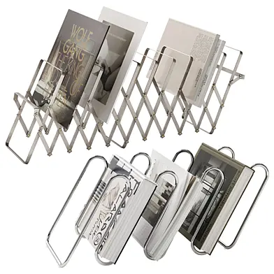 Metal Book and Magazine Stands