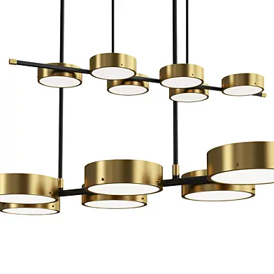 Industry Six Light Chandelier