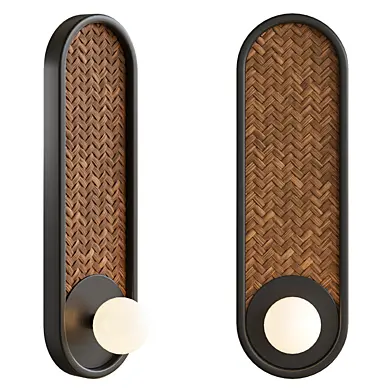 Бра Wicker Oval Lamp Loft-Concept