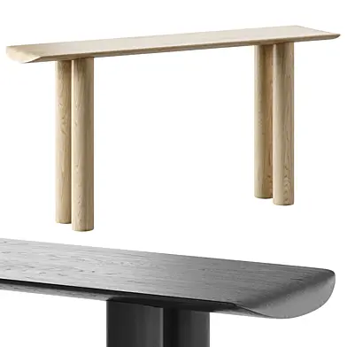 Pillar console table by sabu studio