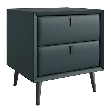 Litfad - Rectangular Solid Wood Nightstands