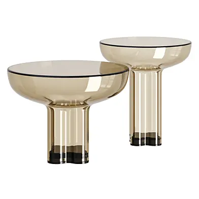 Copenhagen Crown Glass Coffee Tables