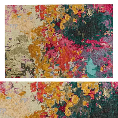 Flat Weave Rug Stay Multicolour