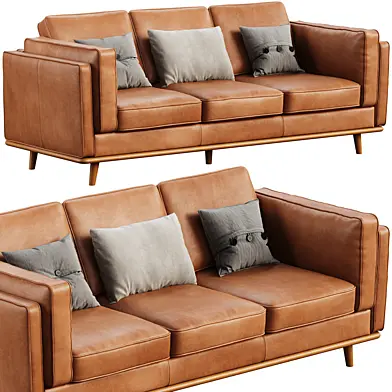 Valencia Artisan Full Leather Sofa 88