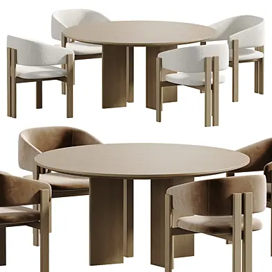 Ditre Italia Biarritz and A DT03 Table By KARIMOKU