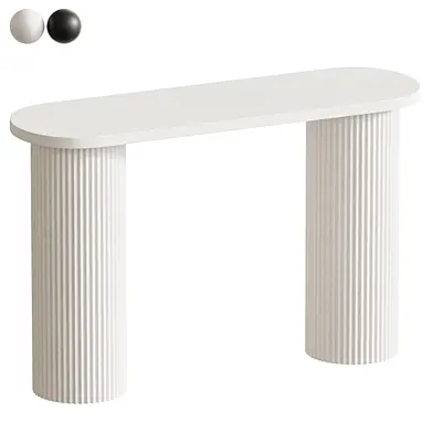 Fluted Console Table