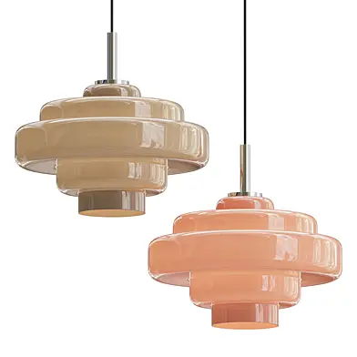 Westwing Collection Millie Glass Pendant Light