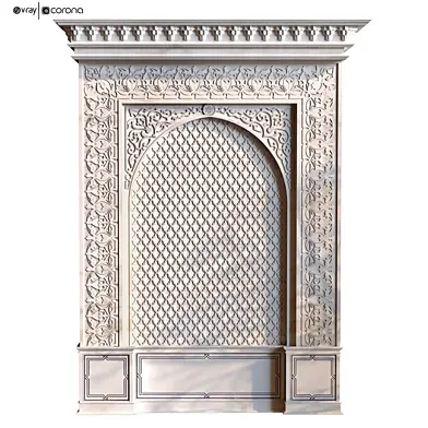 islamic arabic arch element set 588