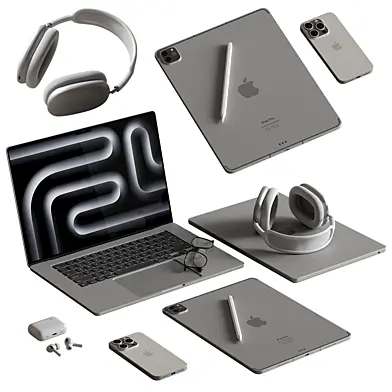 Set of Apple equipment