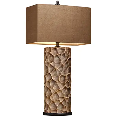Настольная высокая бронзовая лампа Bronze Metal Oriental Table Lamp