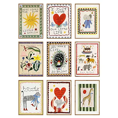Ando pictures for the children's room