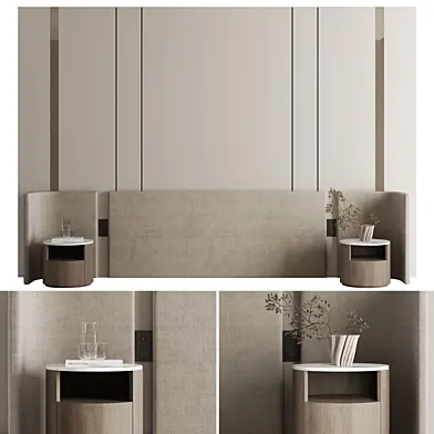 Headboard Wall Panel Composition 18