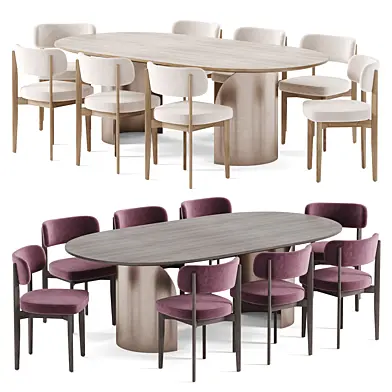 Seam Chair and Vida Table
