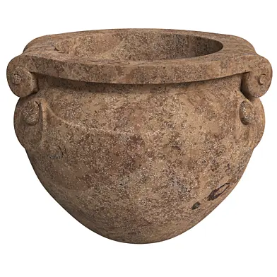 19th Century Carved English Pot