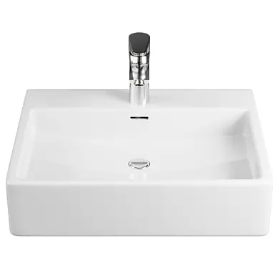 Sophia Rectangular 1 Tap Hole Countertop Basin