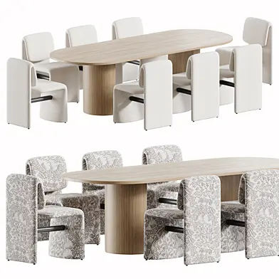 AVANT GARDE CHAIR By Bonaldo and Moon Dining Elliptical Gubi Table