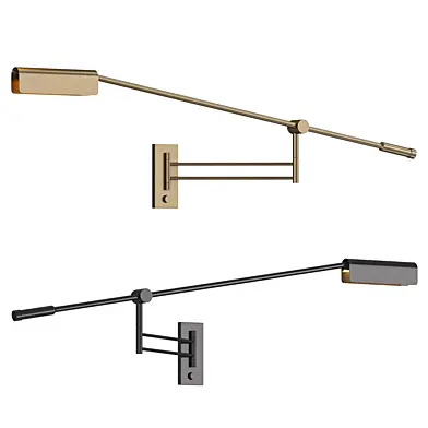 Adjustable Satin Nickel wall Lamp by Phili