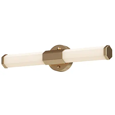 C Cattleya 1-Light Brass LED Wall Sconce