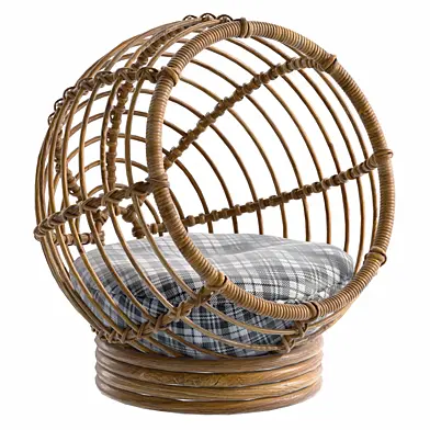 Eco Friendly Natural Rattan Pet Houses