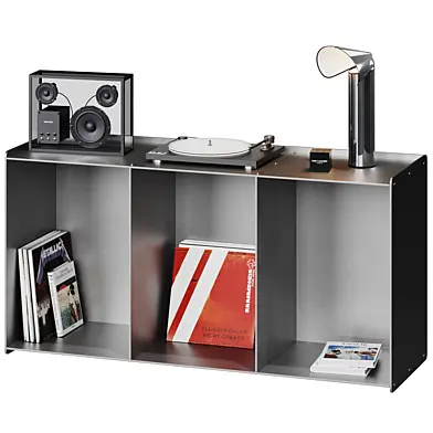 Metal LP vinyl records storage